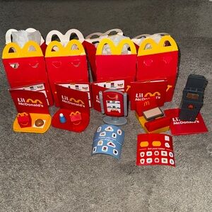 McDonald's Red and Yellow Toy Collection
